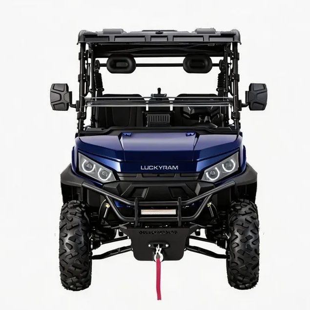 10 kW-os váltóáramú motor 4WD elektromos UTV 1000 kg vontatás a vadásztanyához