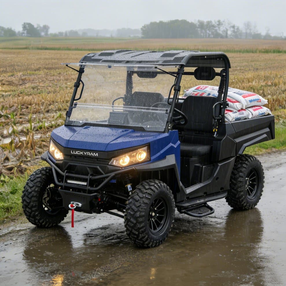 4WD Farm UTV PKE kulcsnélküli 80-100 km hatótáv 14 hüvelykes off Road gumik