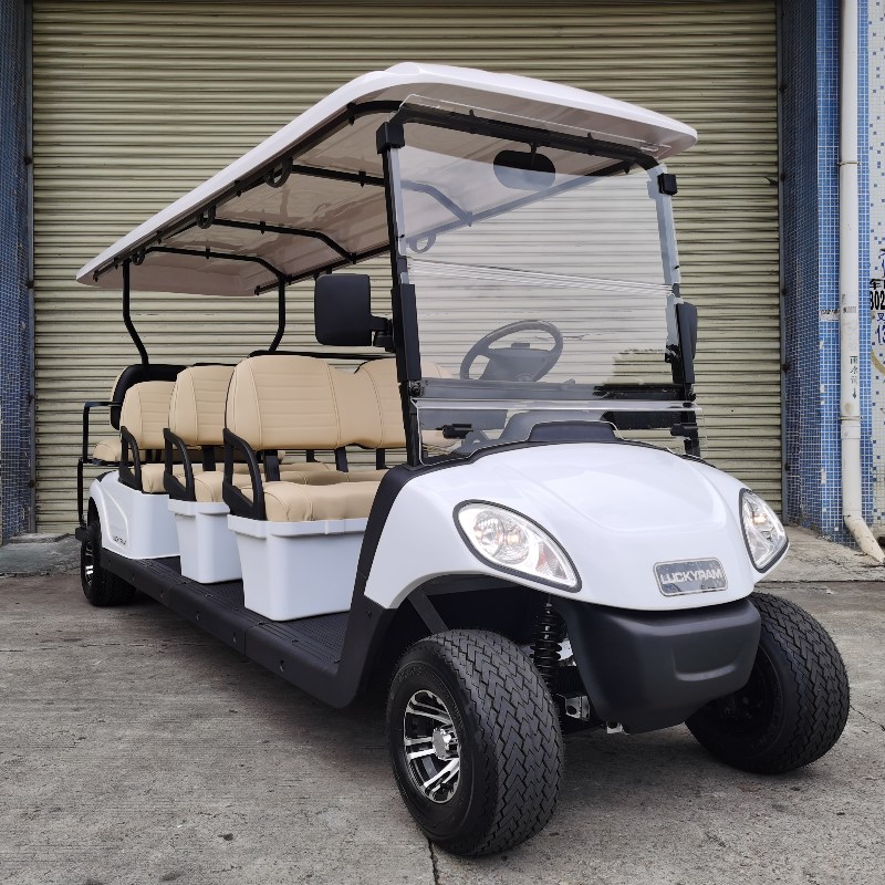 6 üléses elektromos golfkocsi lítium akkumulátorral