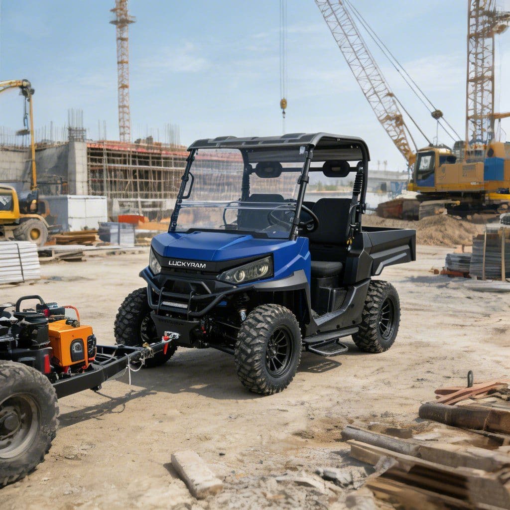 Elektromos UTV 4WD vadászathoz 73.6V 150Ah EPS szervokormány