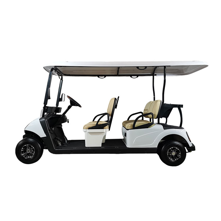 Nagy hatótávolságú 4 személyes elektromos golfkocsi, lítium akkumulátorral