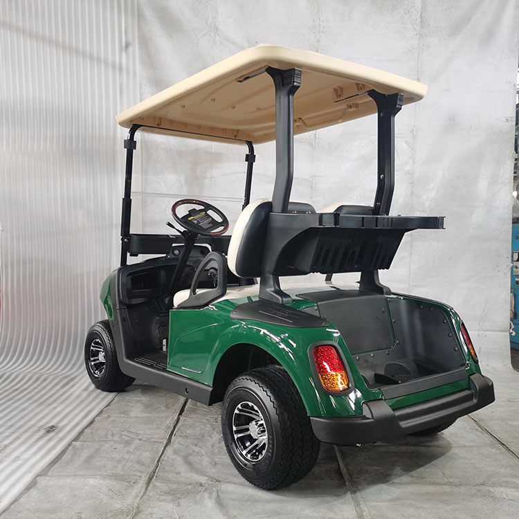 Nagy hatótávolságú kétüléses elektromos golfkocsi, lítium akkumulátorral