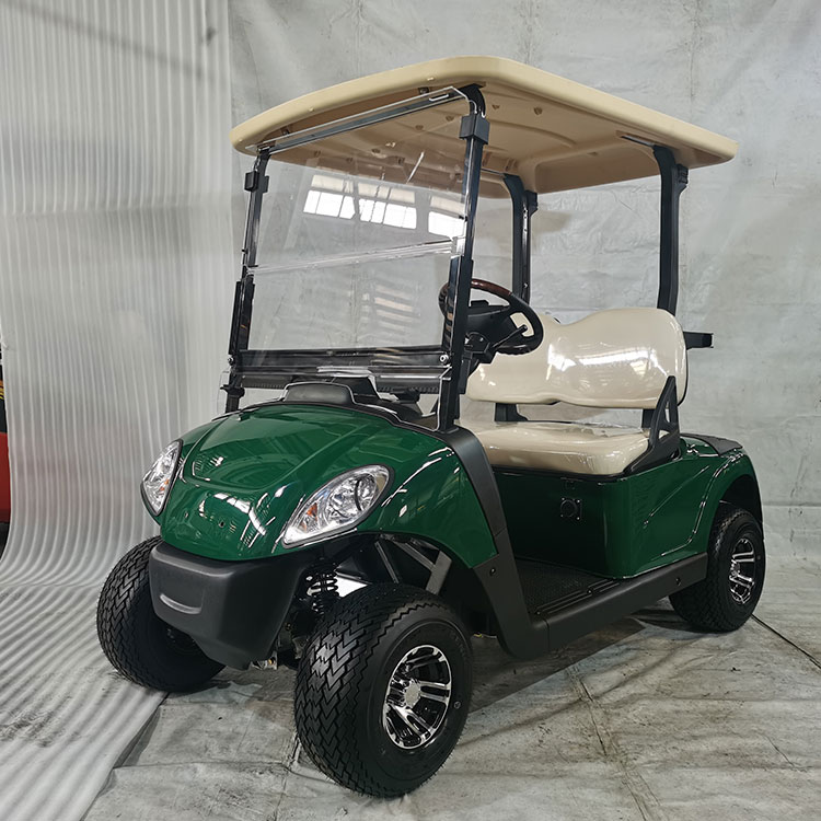 Erőteljes 2 személyes elektromos golfkocsi, lítium akkumulátorral