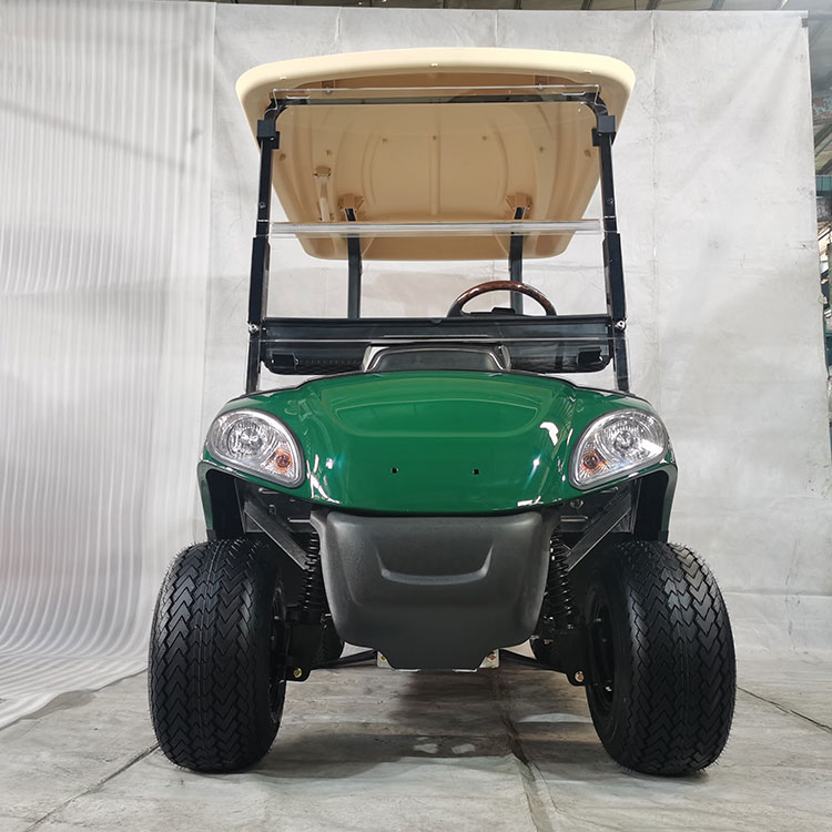 Erőteljes 2 személyes elektromos golfkocsi, lítium akkumulátorral