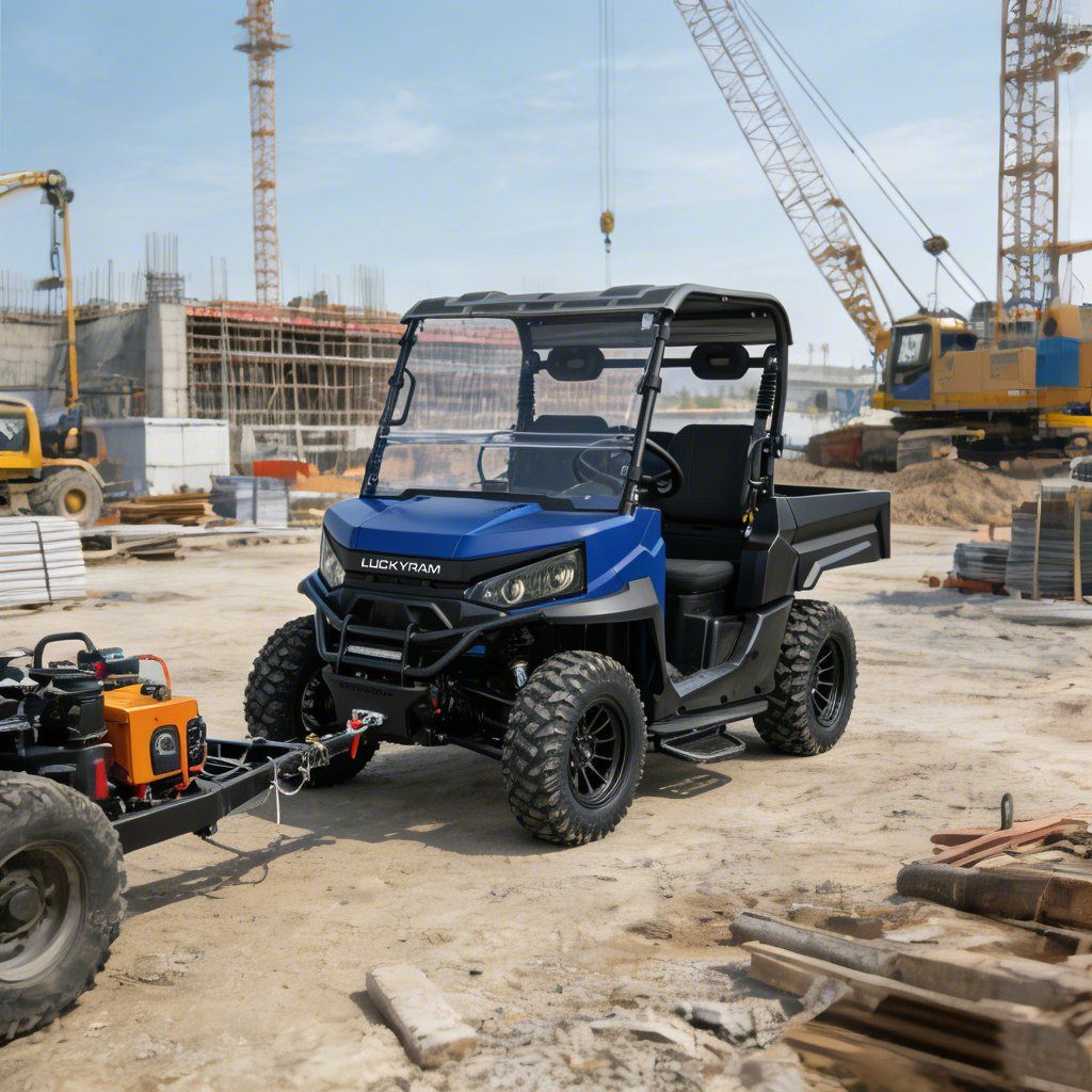 Ranch Work UTV 4WD 10KW AC motor 670kg Rakodás 1000kg Vontatás